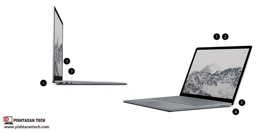 لپ تاپ استوک مایکروسافت مدلSurface 1769 
