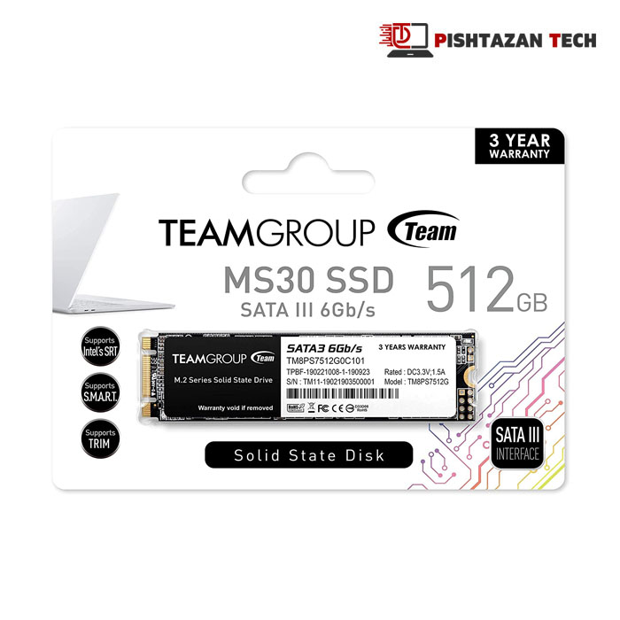 حافظه SSD تیم گروپ M2-MP33 512GB