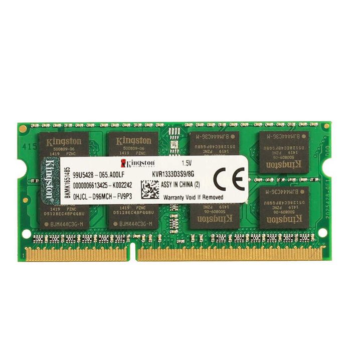 رم لپ تاپ کینگستون 8 گیگابایت DDR3 1333