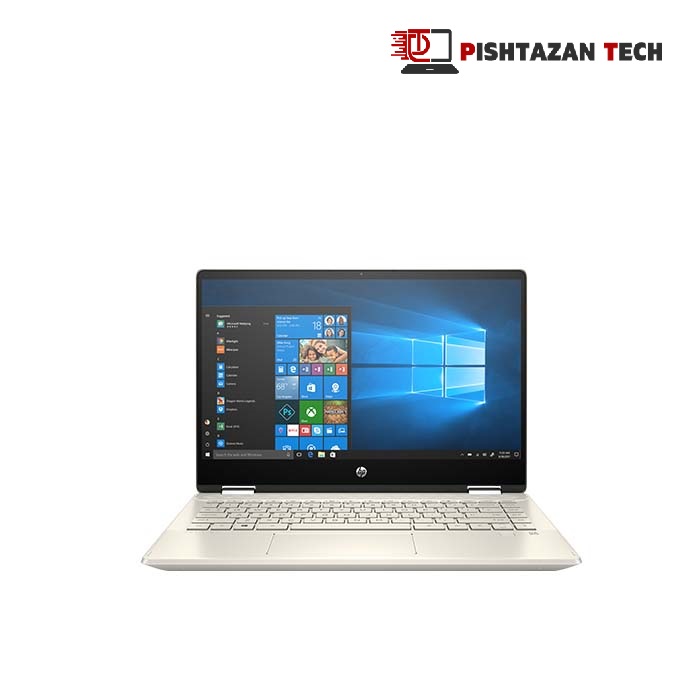 HP لپ تاپ لمسی استوک اچ پی مدل Pavilion 14M-D X360 با طراحی براق نقره ای و اجرا بر روی سیستم عامل ویندوز، بر روی صفحه نمایش می درخشد. لوگوی پیشتازان تک گوشه سمت راست بالا را تزئین می کند. هنگامی که باز می شود، صفحه کلید کامل و صفحه لمسی لمسی را نشان می دهد که به طور یکپارچه عملکرد را با سبک ترکیب می کند.